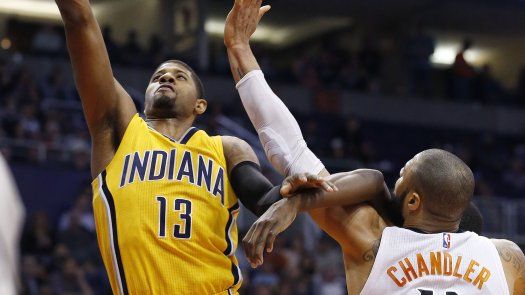Ellis y George guían a Pacers a triunfo sobre Suns