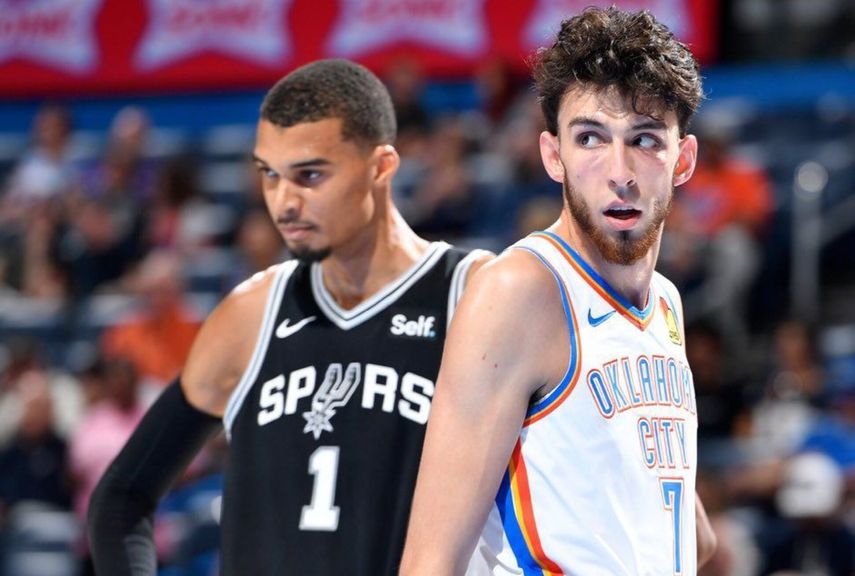 NBA: Victor Wembanyama y Chet&nbsp;Holmgren&nbsp;lideran ranking de novatos