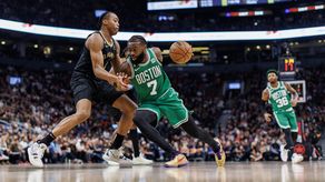 NBA:&nbsp; Jaylen Brown lideró el triunfo de los Celtics ante Raptors