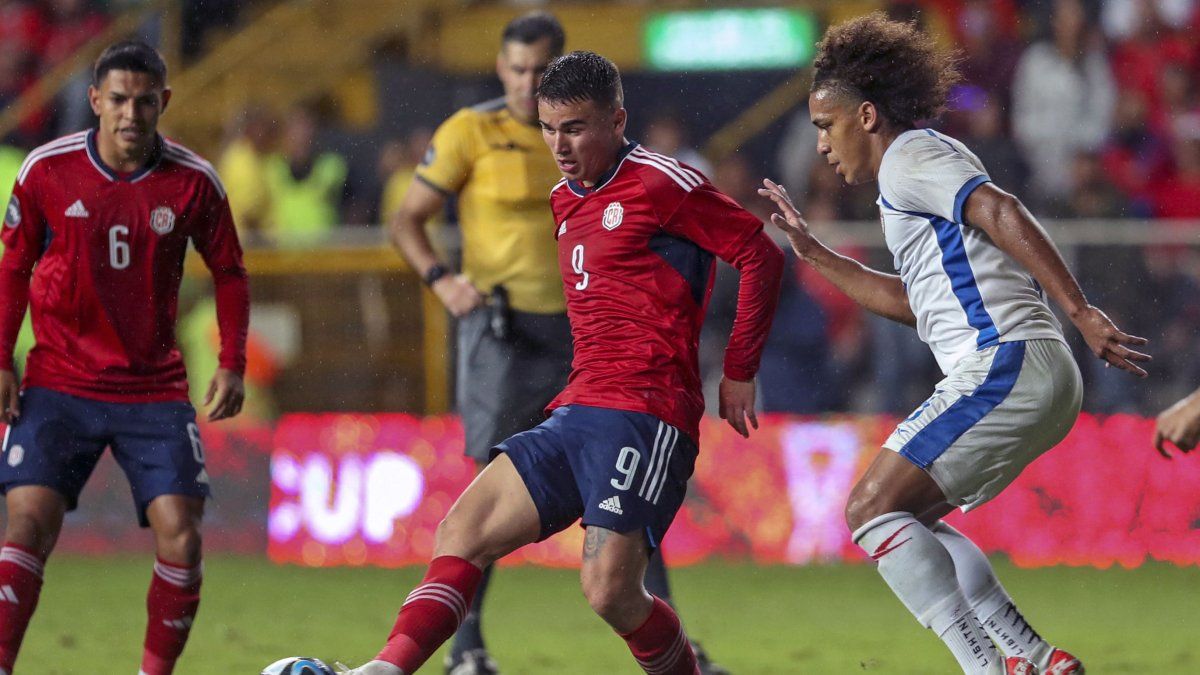 Costa Rica vs selección de Panamá