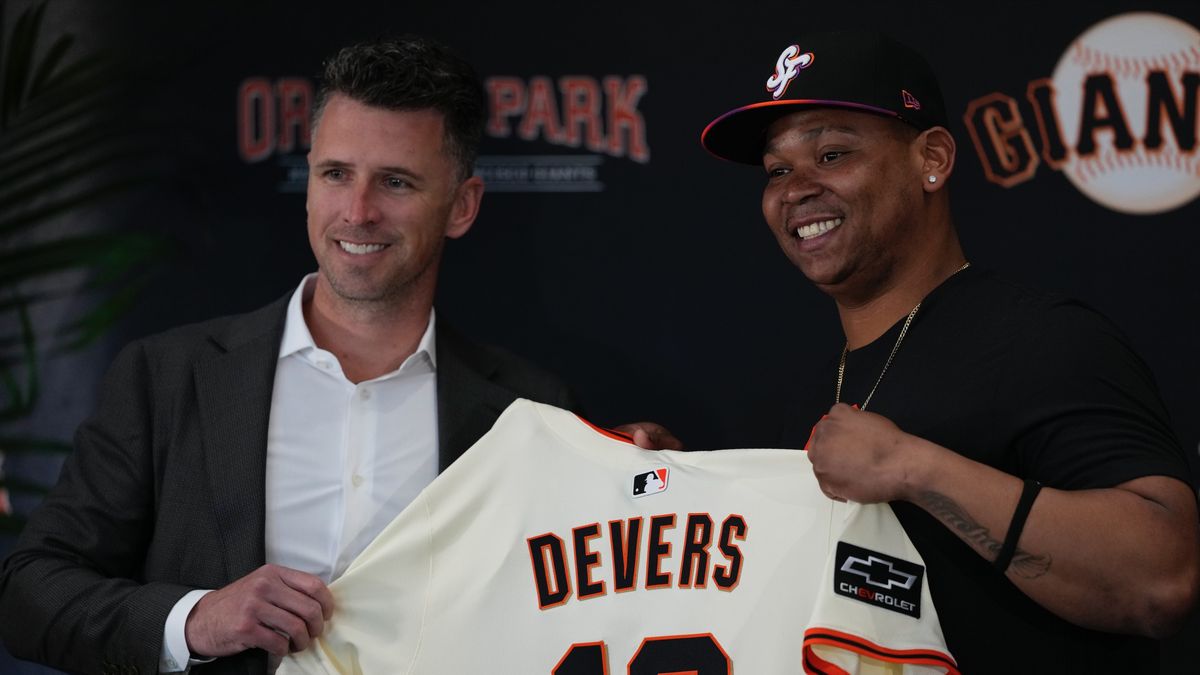 MLB: Los Gigantes de San Francisco presentaron a Rafael Devers MLB: Los Gigantes de San Francisco presentaron a Rafael Devers