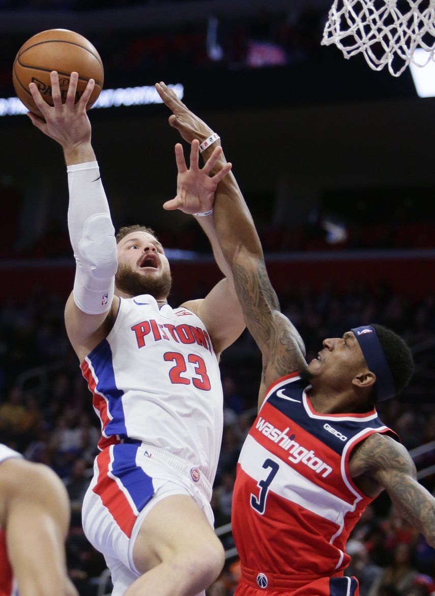 Griffin y Drummond guían a Pistons en triunfo sobre Wizards