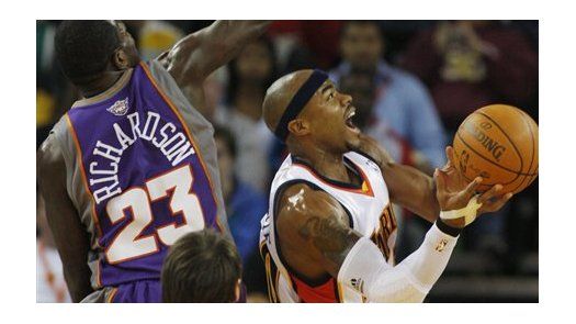 NBA: Warriors 132, Suns 127; Maggette y Ellis anotan 33 puntos