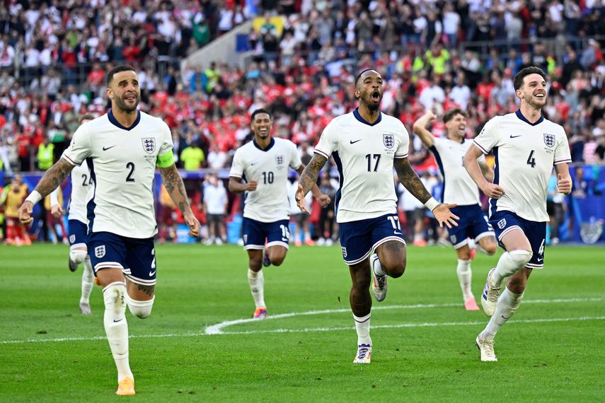 Eurocopa 2024: Inglaterra venció a Suiza en penales y avanza a semifinales