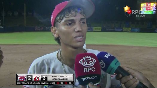 Béisbol Juvenil 2024: Aníbal Sánchez fue la figura para el título de Coclé
