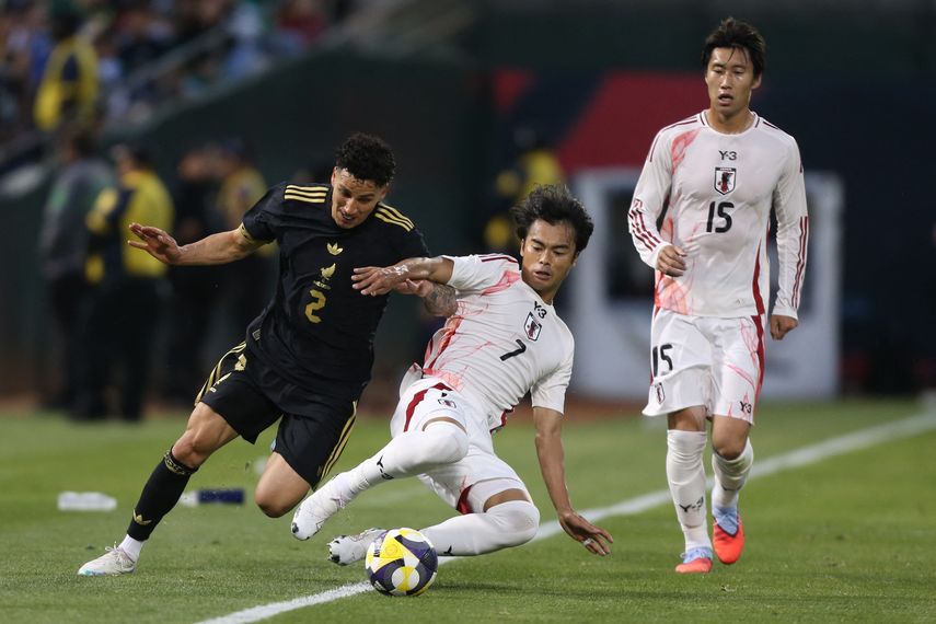La selección de México empató ante Japón en amistoso de preparación