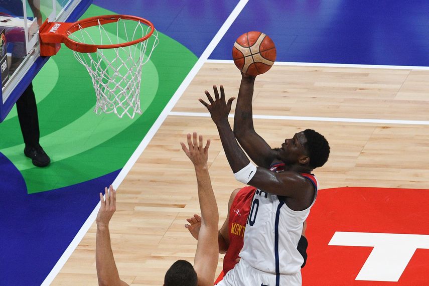 Copa Mundial de Baloncesto FIBA USA venció a Montenegro y avanza a Cuartos