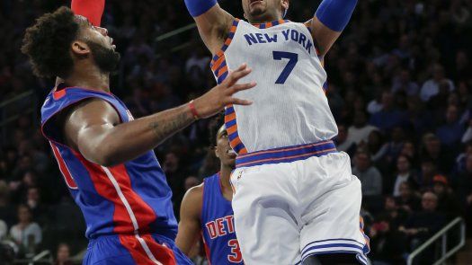 Anthony lleva a Knicks al triunfo sobre Pistons