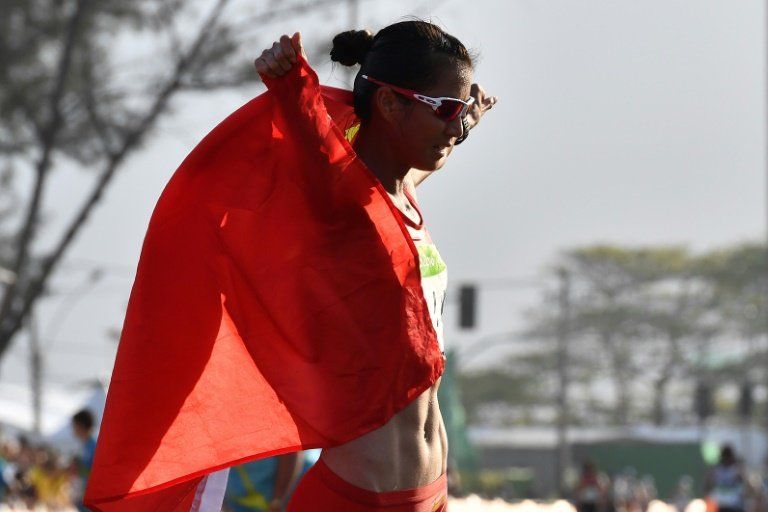 La china Liu Hong establece un nuevo récord del mundo en 50 km marcha