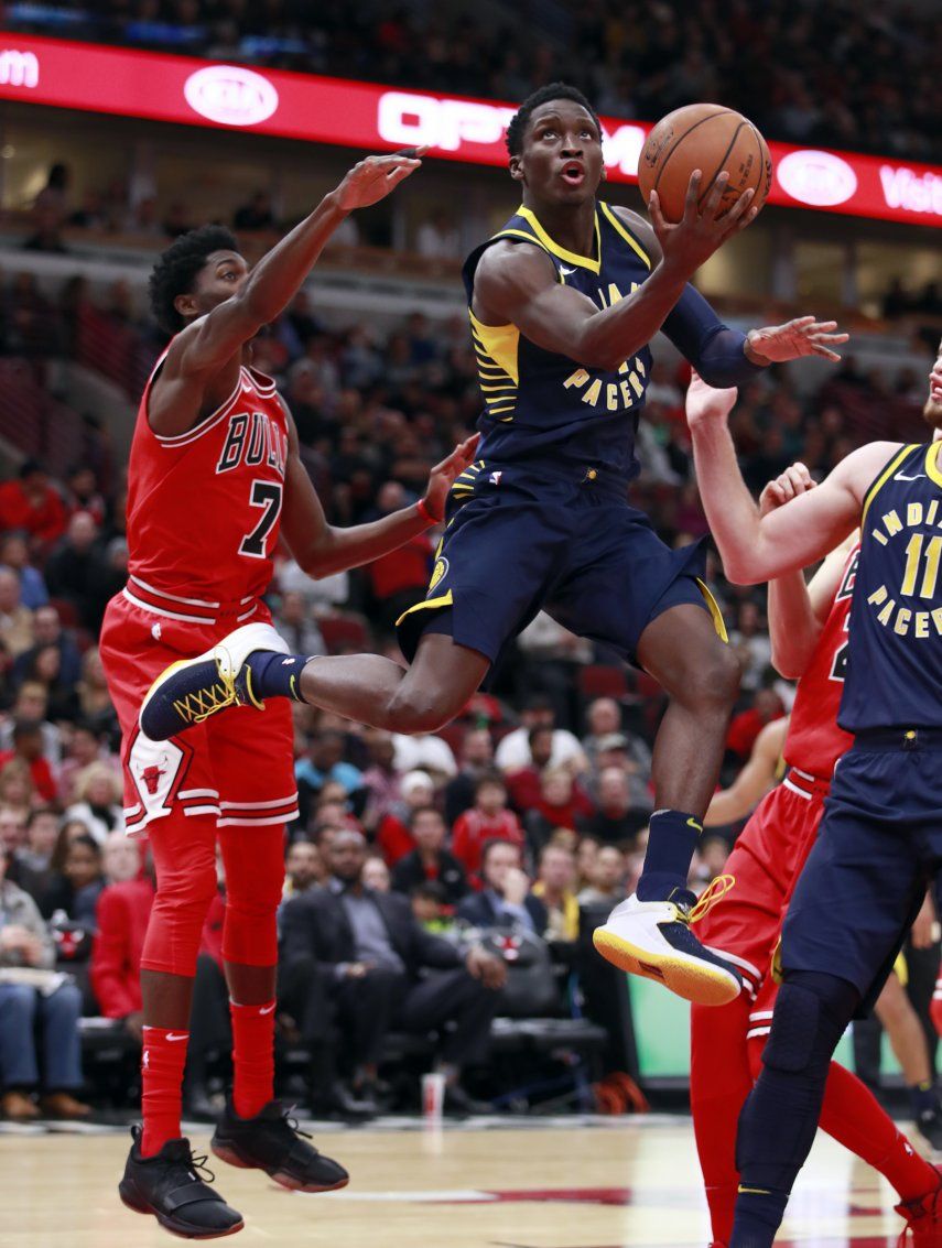 Oladipo y defensa brillan en triunfo de Pacers ante Bulls