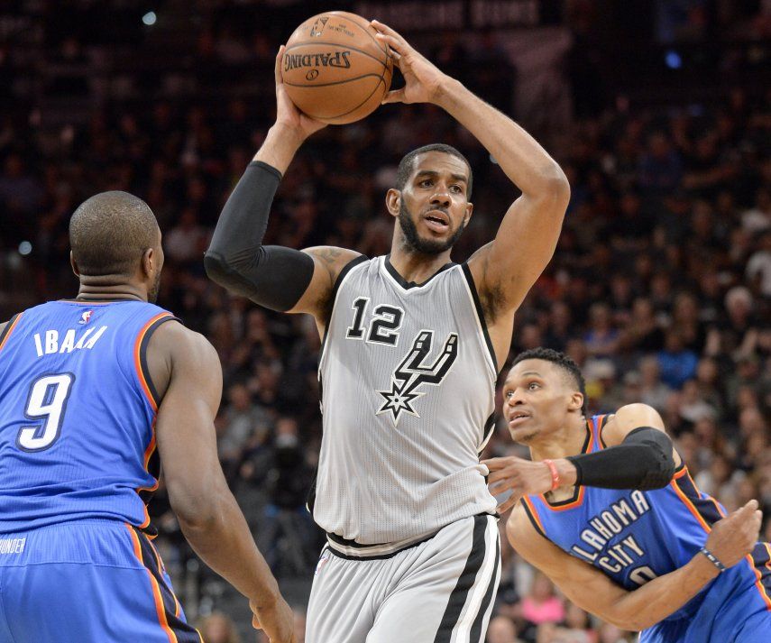 Spurs vencen al Thunder y suman 41 triunfos seguidos en casa