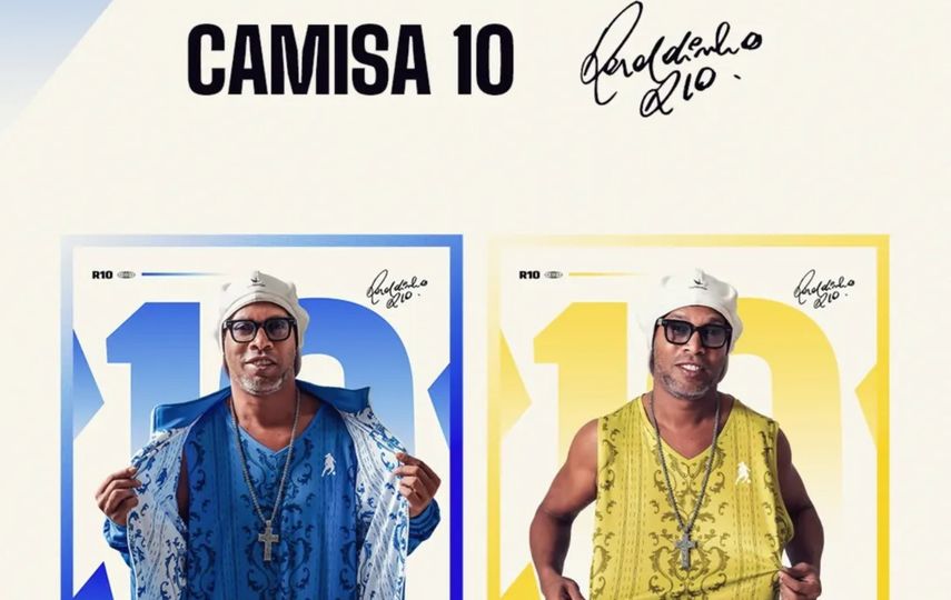 Ronaldinho lanzó Camisa 10 junto a Pitbull