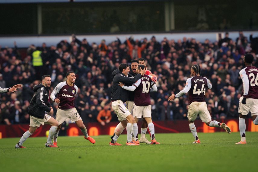 ¡SORPRESA! El Aston Villa venció al Arsenal en un partidazo