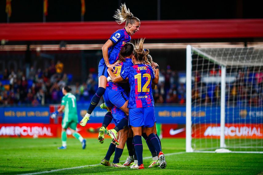 Barcelona femenino debuta con victoria en Champions