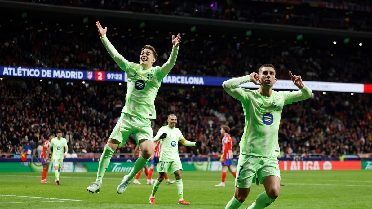 Así remontó el FC Barcelona al Atleti en el Metropolitano