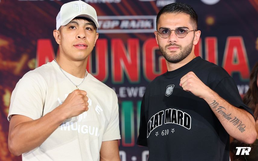 Jaime Munguía vs Erik Bazinyan: Día