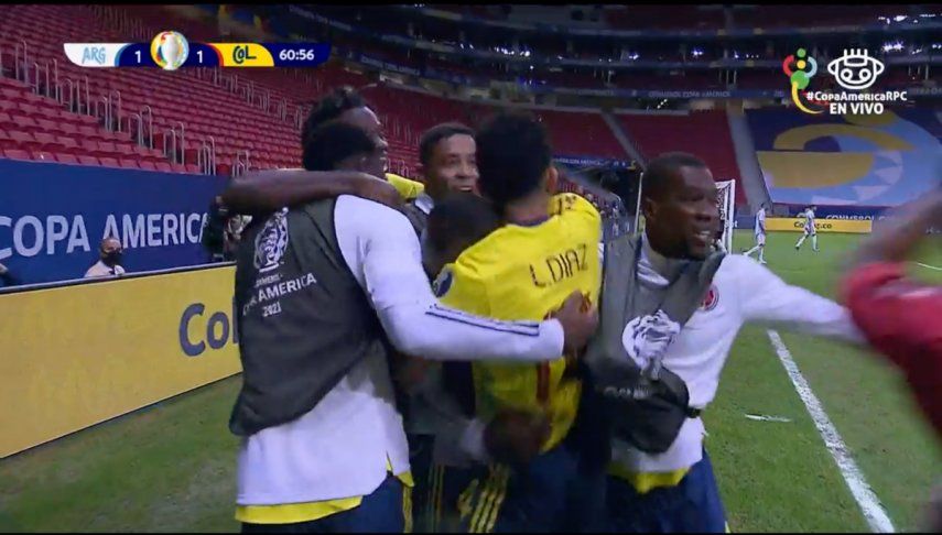 Copa América gol de Colombia
