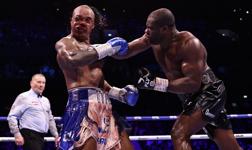 Daniel Dubois ganó una guerra británica ante Fabio Wardley