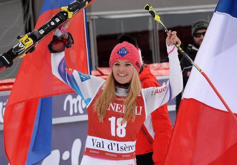 Tina Weirather gana el gigante femenino de Val dIsère