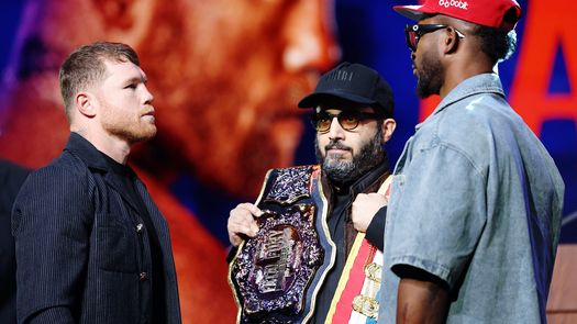 Canelo Álvarez y William Scull tuvieron cara a cara previo a choque indiscutible