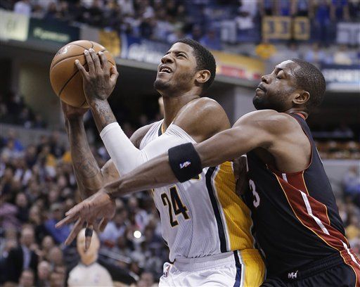 George figura en triunfo de Pacers sobre el Heat