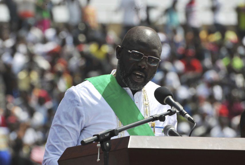 George Weah: Un primer año agitado en presidencia de Liberia