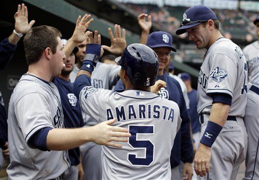 Amarista da 3 extrabases en victoria de Padres