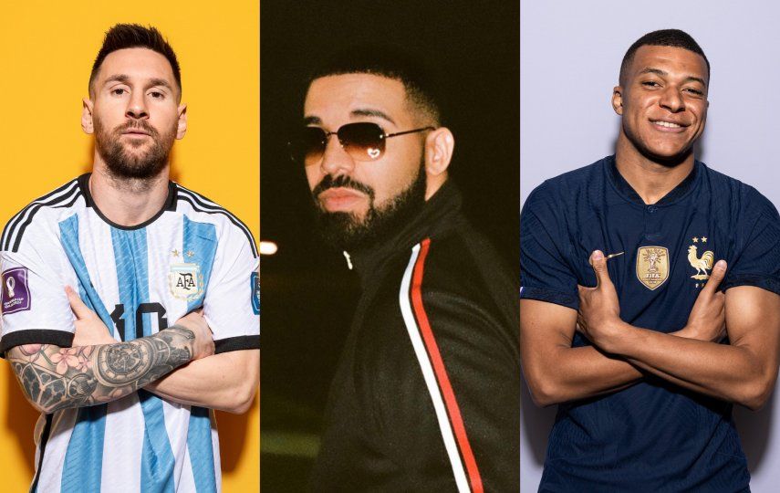 Qatar 2022: Drake elige a su favorito entre Argentina y Francia
