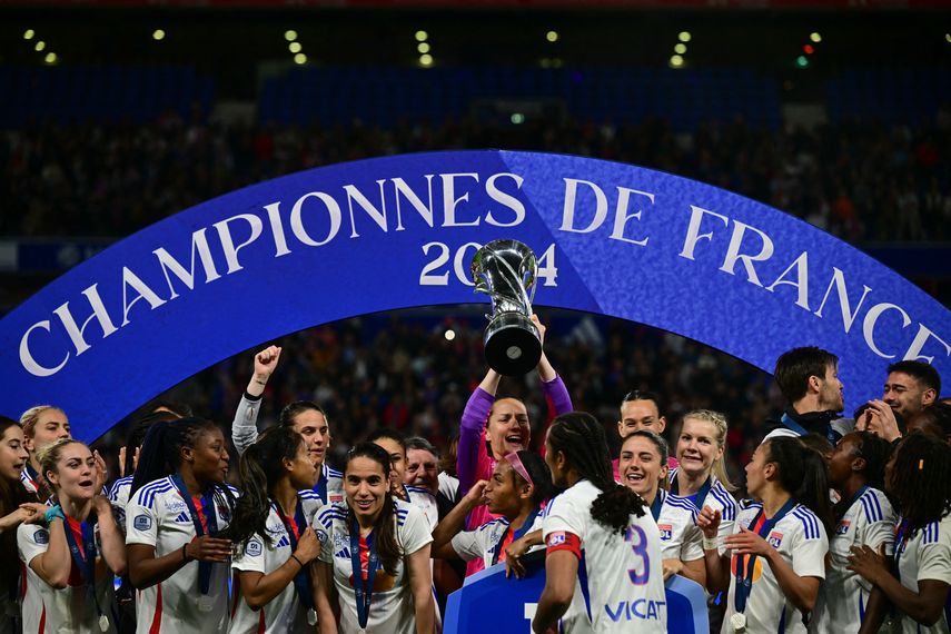 Lyon se coronaron campeones de Francia Femenina