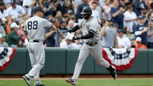 Sánchez, con tres jonrones y Yankees con marca de 1961 en las Grandes Ligas