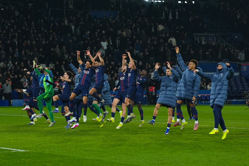 El PSG goleó al Olympique de Marsella en el primer partido sin Amir Murillo