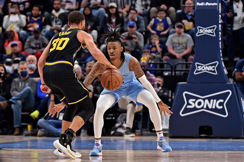 NBA: Ja Morant lideró la victoria de lo Grizzlies ante Warriors