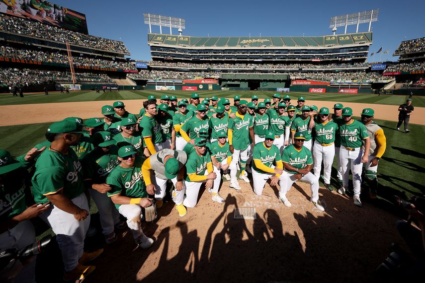MLB: Los Atléticos se despidieron del Oakland Coliseum con una victoria