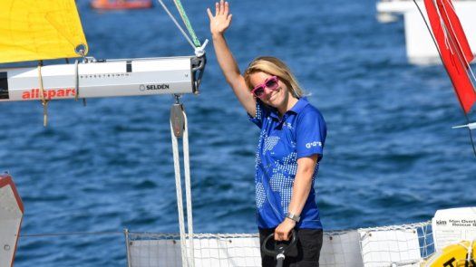 Rescatada navegante británica del Golden Globe Race en el Pacífico