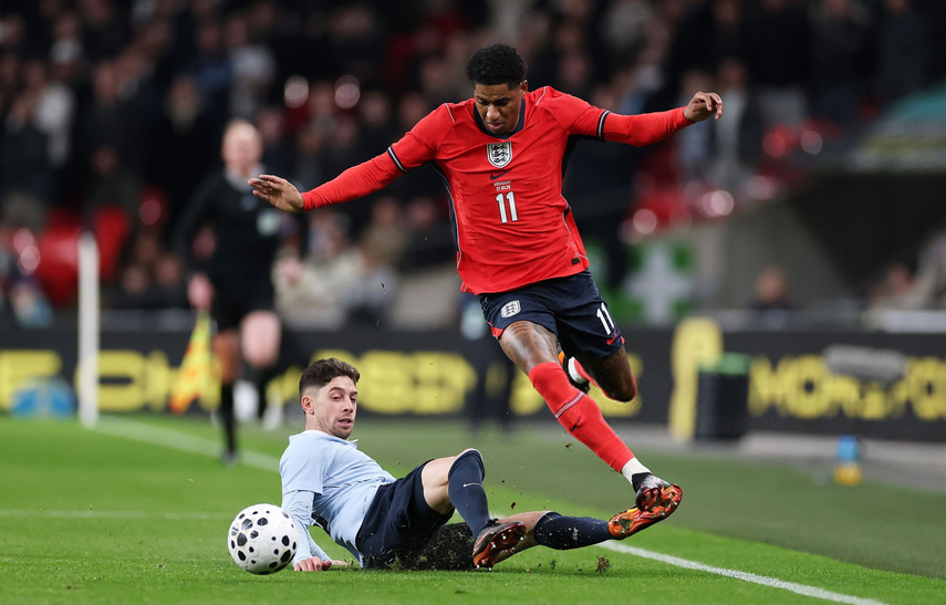 Fede Valverde rescata el empate de Uruguay ante Inglaterra en amistoso internacional