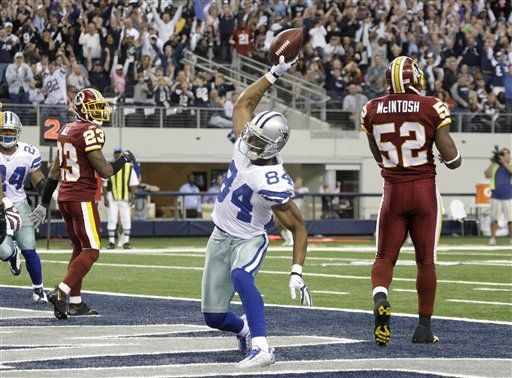 NFL: Cowboys 7, Redskins 6; pase de Romo resuelve al final