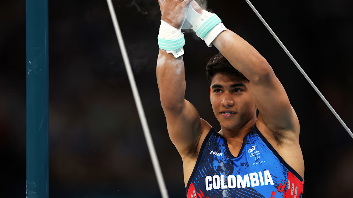 París 2024: Colombiano Ángel Barajas hizo historia en barra fija
