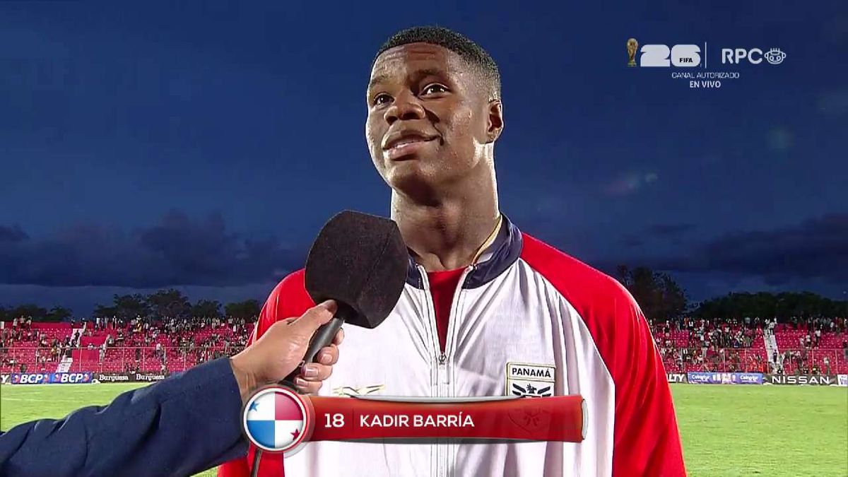 Kadir Barría y sus emotivas reacciones después de un especial debut con la selección de Panamá Kadir Barría y sus emotivas reacciones después de un especial debut con la selección de Panamá