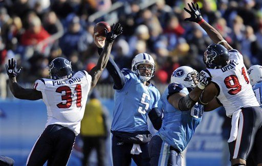 NFL: Titans 31, Texans 17; Titans cortan racha de derrotas