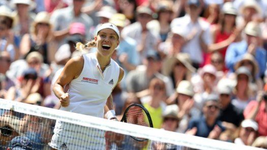 Kerber gana a Ostapenko y jugará la final de Wimbledon