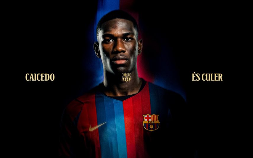 El filial del FC Barcelona anuncia el fichaje del ecuatoriano Josué Caicedo