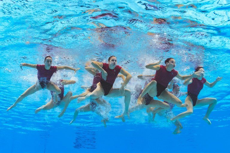 Bronce para España en el highlight de natación sincronizada