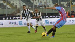 Maxi López le da triunfo al Catania