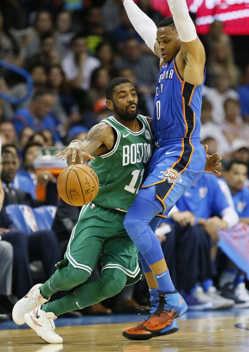 Irving ayuda a los Celtics a imponerse al Thunder 101-94