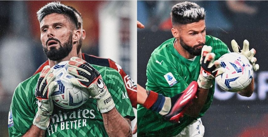 AC Milan pone a la venta camisetas de arquero de Olivier Giroud