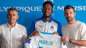 Michael Amir Murillo ya posa con el dorsal 62 del Olympique de Marsella