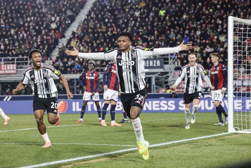 Juventus gana al Bolonia y entra en puestos de competencias europeas
