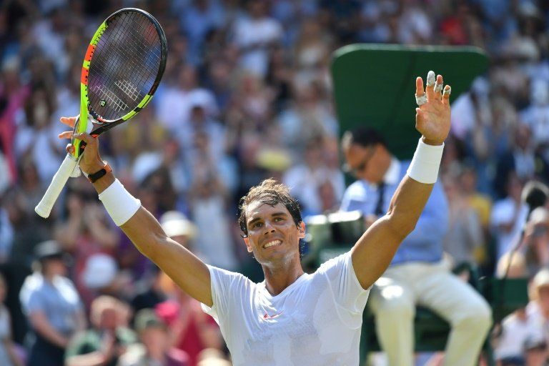 Nadal y Del Potro avanzaron en Wimbledon, Halep eliminada