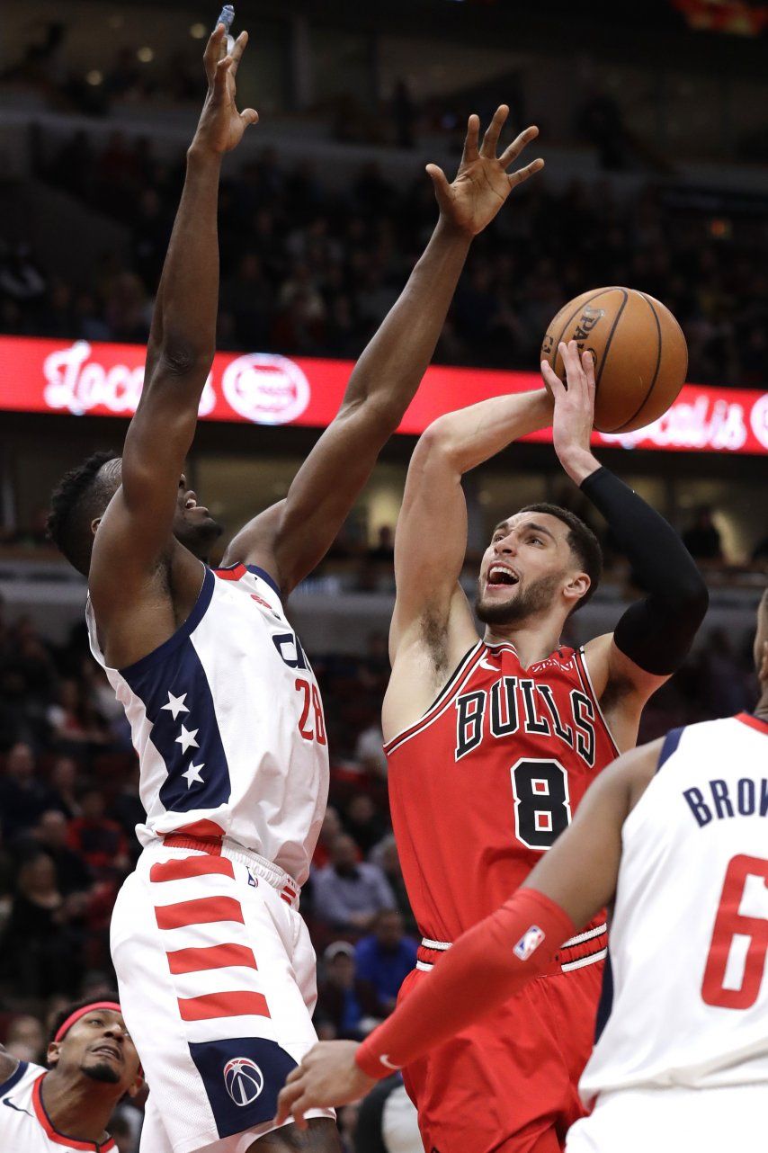 LaVine conduce a Bulls a victoria sobre Wizards