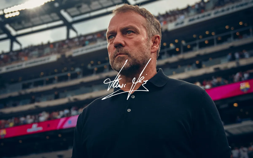 El entrenador Hansi Flick renueva con el FC Barcelona hasta 2027